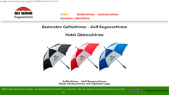 Details : Regenschirme - Golfschirme - Gästeschirme mit Werbedruck