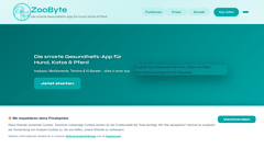 Details : ZooByte - Die smarte Gesundheits-App für Hund, Katze & Pferd 