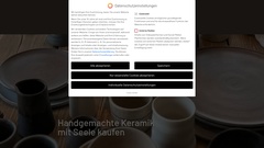 Details : Handgemachte Keramik