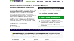 Details : Topchecker.de - Allnet Flatrates und 5G Handytarife